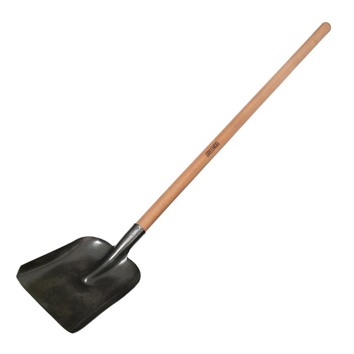 Лопата совковая, L = 140 см, деревянный черенок, Greengo - Фото 1