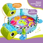 Развивающий коврик-манеж «Черепаха», 3 в 1, 68×68 см, 30 цветных шариков, 4 игрушки, Крошка Я - Фото 3