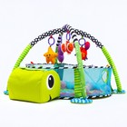 Развивающий коврик-манеж «Черепаха», 3 в 1, 68×68 см, 30 цветных шариков, 4 игрушки, Крошка Я - Фото 10