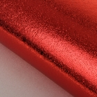 Бумага упаковочная фольгированная, красный, 50 х 70 см - фото 9797416
