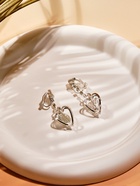 Клипсы для ушей QF «Грация», сердце объёмное, цвет МИКС - Фото 11