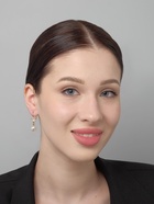 Серьги с жемчугом «Грация» цветы с бусиной, цвет МИКС - Фото 3