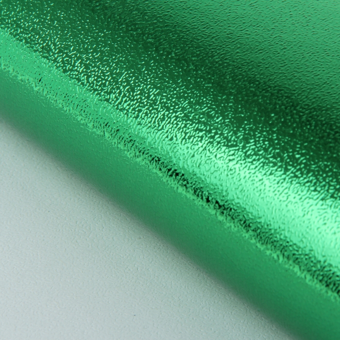 Бумага упаковочная фольгированная, зеленый, 50 х 70 см - Фото 1