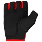 Перчатки спортивные ONLYTOP, р. XL, цвет чёрный/красный - Фото 5