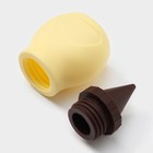 Шприц кондитерский Доляна «Капелька», силикон, 4×3.5×8.5 см - Фото 4