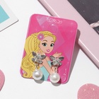 Серьги детские Выбражулька «Принцесса», бабочки с бусиной, миксы - Фото 4