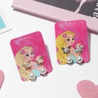 Серьги детские Выбражулька «Принцесса», бабочки с бусиной, миксы - Фото 6