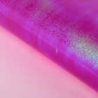 Бумага упаковочная фольгированная с перламутром, цвет малиновый - Фото 1