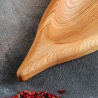 Блюдо сервировочное Доброе Дерево "Хачапури", с доской для нарезки, 30х10 см, массив ясеня - Фото 3