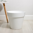 Кашпо для цветов со вставкой Plast-Avenue «Порто», 15 л, пластик, белое - Фото 6