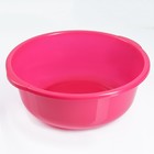 Таз хозяйственный круглый, 10 л, пластик, МИКС - Фото 7