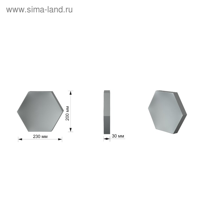 Мозаичная 3D панель Honey №100 200х230 - Фото 1