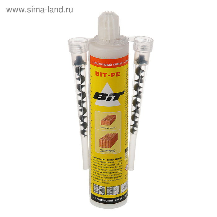 Химический анкер BIT-PE, пустотелый кирпич, поризованная керамика, 300 мл - Фото 1