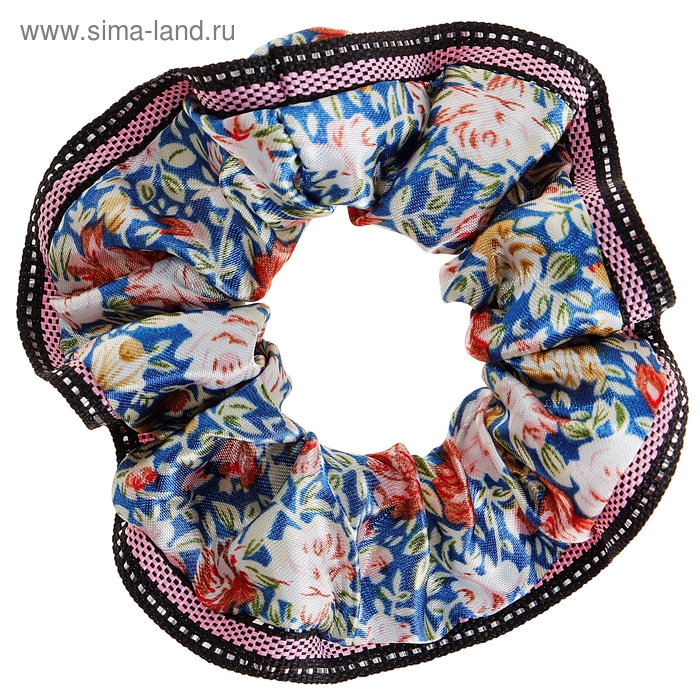 резинка для волос "Настроение" кант букет роз микс - Фото 1