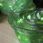 Гирлянда "Нить" 9 м с лентой" Снежинки серебристые", IP20, прозрачная нить, 72 LED, свечение зелёное, 8 режимов, 220 В - Фото 2