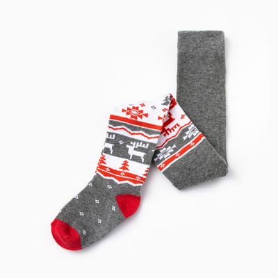 Колготки детские KAFTAN «Зимний лес» 116-122 см, 6-7 лет 80% хл, 17% п/а,3%эл.