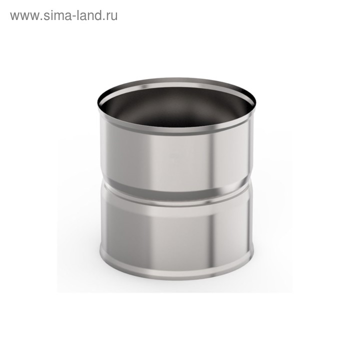 Адаптер котла для дымохода «УМК», d=120×120 мм, нержавеющая сталь 1.0 мм