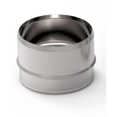 Заглушка внутренняя глухая для дымохода «УМК», d=80 мм, нержавеющая сталь