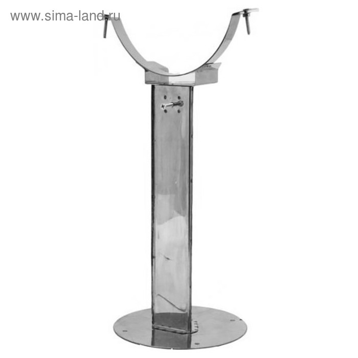 Кронштейн стеновой телескопический для дымохода «УМК», 40 - 75 мм, d=280 мм, нержавеющая сталь 1.0 мм - Фото 1