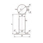 Кронштейн стеновой телескопический для дымохода «УМК», 40 - 75 мм, d=280 мм, нержавеющая сталь 1.0 мм - Фото 2