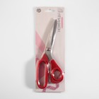 Ножницы закройные, скошенное лезвие, 8,5", 21,5 см, цвет красный - фото 8420640