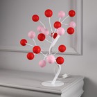 Светодиодный куст «Шарики» 45 см, 20 LED, постоянное свечение, 220 В, свечение тёплое белое - Фото 2