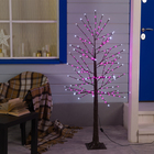 Светодиодное дерево 1.5 м, 224 LED, мерцание, 220 В, свечение розовое - фото 319858931