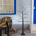 Светодиодное дерево 1.5 м, 224 LED, мерцание, 220 В, свечение розовое - Фото 2