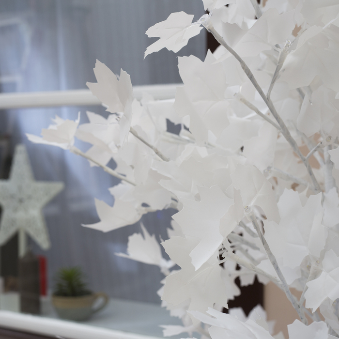 Светодиодное дерево «Клён белый» 1.8 м, 350 LED, постоянное свечение, 220 В, свечение белое - фото 1880426614