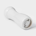 Мельница для специй Доляна «Лофт», 16.5×5 см, керамический механизм, белая - Фото 6