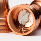 Набор мельниц для соли и перца Доляна, 2 шт., 10×5×10 см, цвет бронзовый - Фото 8