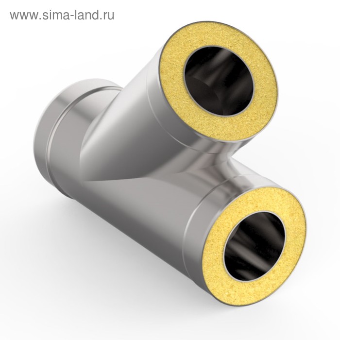 Сэндвич-Тройник 135°, d 160 × 220 мм, нерж/оцинк, 1.0 мм/0.5 мм - Фото 1