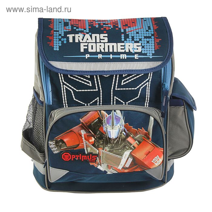 Ранец Стандарт Transformers 38*29*13 с EVA-спинкой, для мальчика - Фото 1