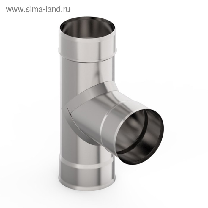 Тройник для дымохода «УМК», 90°, d=180 мм, нержавеющая сталь 0.5 мм - Фото 1