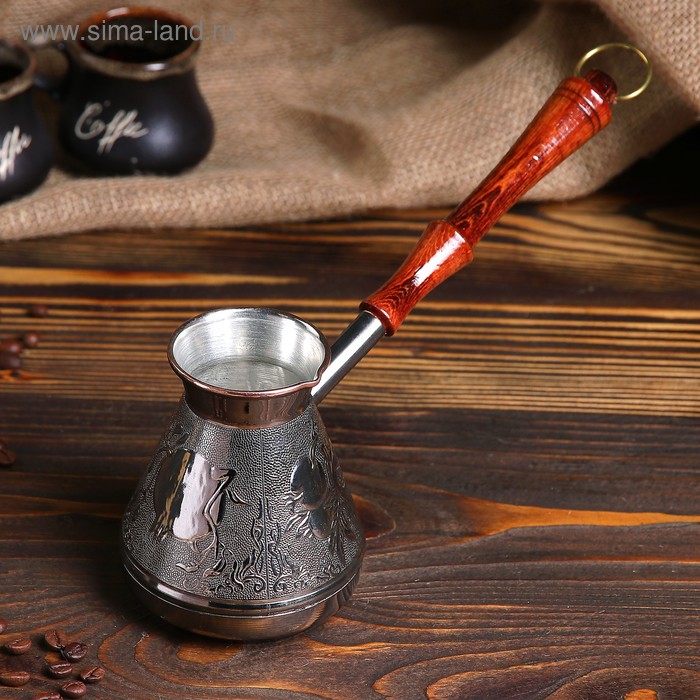 Турка для кофе медная «Гранат», 0,4 л - Фото 1