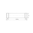 Труба для дымохода «УМК», 0.25 м, d=120 мм, нержавеющая сталь 1.0 мм - Фото 2