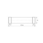 Труба для дымохода «УМК», 0.5 м, d=120 мм, нержавеющая сталь 0.5 мм - Фото 2