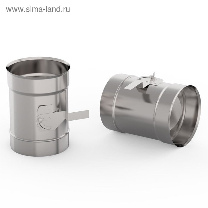 Шибер для дымохода «УМК», d=180 мм, нержавеющая сталь 1.0 мм