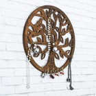 Органайзер настенный для бижутерии «Дерево» - Фото 6