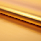 Плёнка матовая двухсторонняя, цвет золотой, 60 см х 60 см - Фото 1