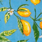 Полотенце вафельное Collorista Лимоны, цвет голубой 35х58,100% хл,160 г/м² - Фото 2
