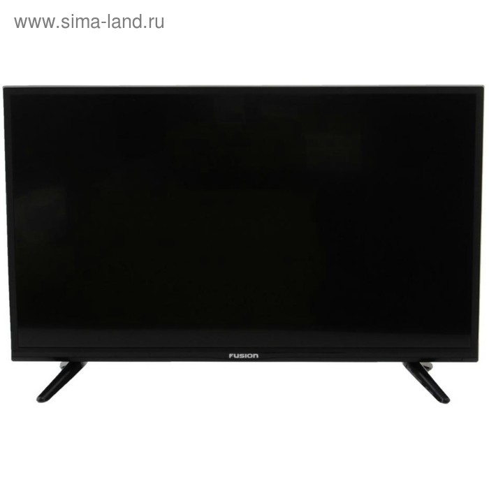 Телевизор Fusion FLTV-40С110T 40", 1920x1080, DVB-T2/C, 3xHDMI, 1xUSB, черный - Фото 1
