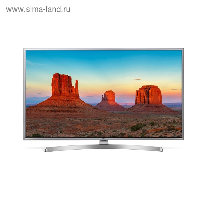Телевизор LG 43UK6510 43"/3840x2160/DVB-T2/C/S2/4*HDMI/2*USB/SmartTV серебристый - Фото 1