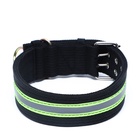 Ошейник четырехслойный светоотражающий с вертлюгом, 71×5 см, ОШ 55-65 см, чёрный - Фото 3