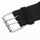 Ошейник четырехслойный светоотражающий с вертлюгом, 71×5 см, ОШ 55-65 см, чёрный - Фото 8