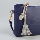 Кисточка для сумки, 12 см, цвет серый - Фото 1