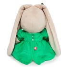 Мягкая игрушка «Зайка Ми» в зелёном платье с бабочкой, 18 см - Фото 2
