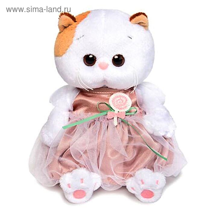 Мягкая игрушка «Кошечка Ли-Ли BABY» в платье с леденцом, 20 см - Фото 1