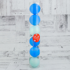 Набор шаров пластик d-6 см, 6 шт "Неон" голубой зелёный - Фото 2
