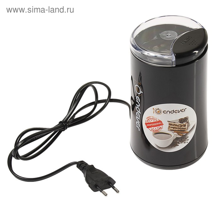 Кофемолка электрическая Endever Costa-1054, 250 Вт, 100 г, чёрная - Фото 1